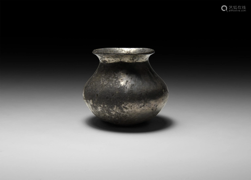 Greek Hellenistic Silver Vessel