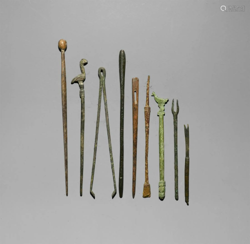 Roman Pin and Implement Collection