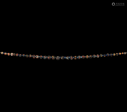 Roman Glass Bead Necklace String