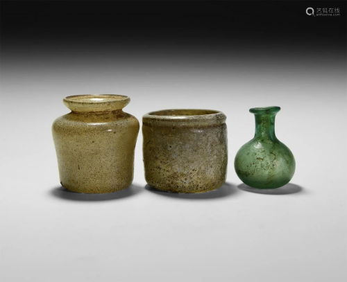 Sassanian Glass Vessel Collection