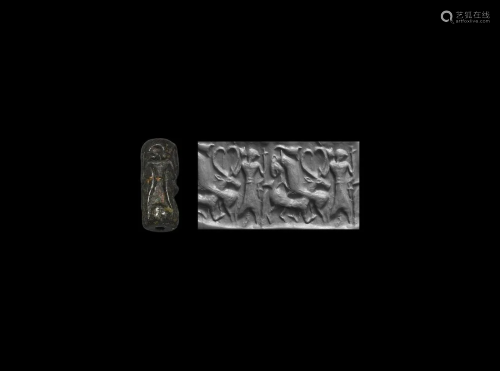 Cylinder Seal with Hero and Lion