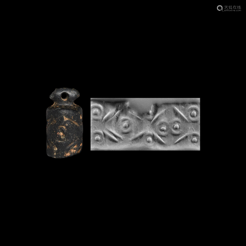 Cylinder Seal Pendant with 'Eye' Motifs