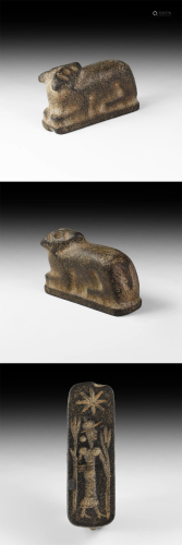 Seal with Recumbent Bull