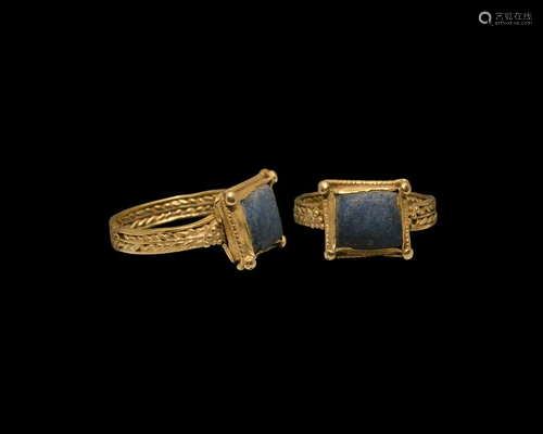 Byzantine Gold Ring with Gemstone