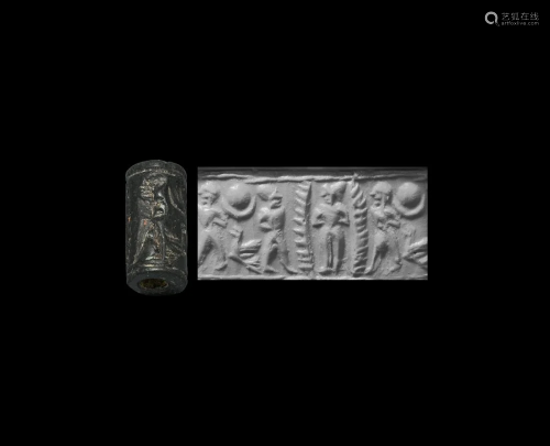Cylinder Seal with Nude Goddess