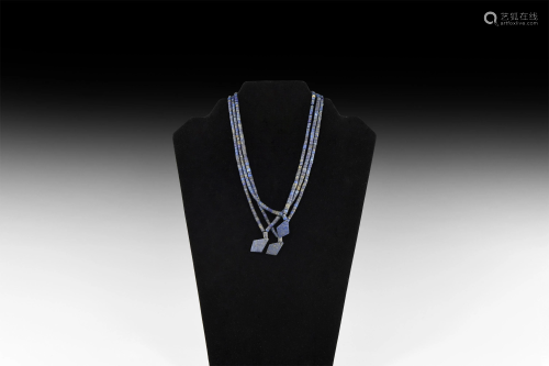 Lapis Lazuli Bead String Group