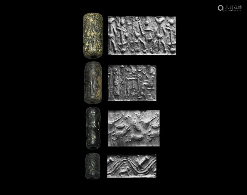Cylinder Seal Group with Rarity, Monsters, Quadru…