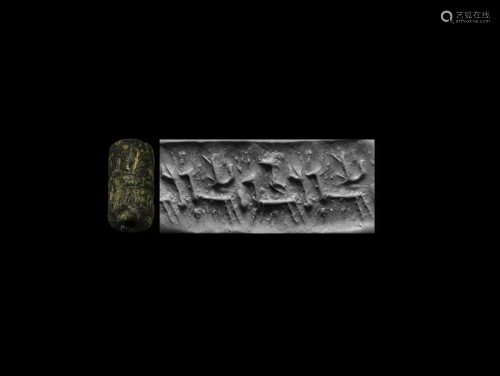 Cylinder Seal with Animals