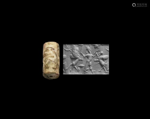 Neo-Assyrian or Neo-Babylonian Cylinder Seal