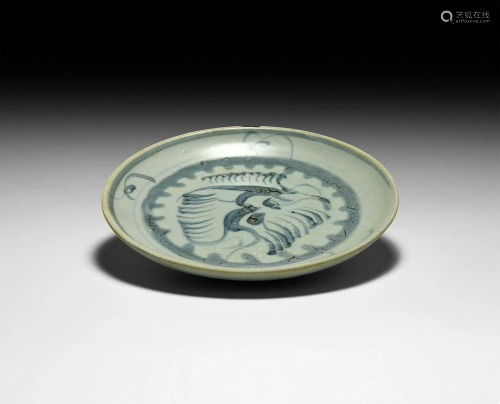 Chinese Tek Sing Shipwreck Porcelain Plate