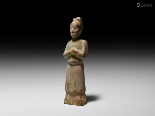 Chinese Han Statuette of a Nobleman