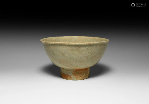Chinese Tang Footed Bowl