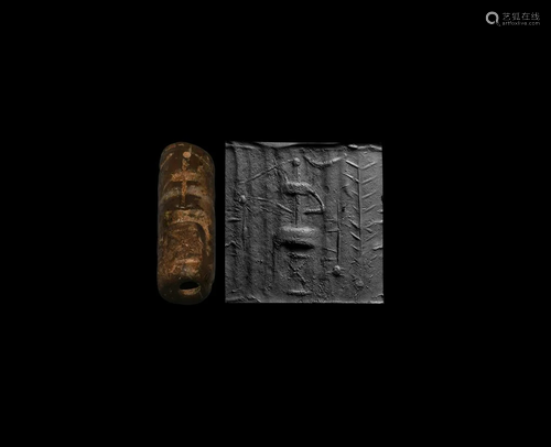 Cylinder Seal with Seated Figure