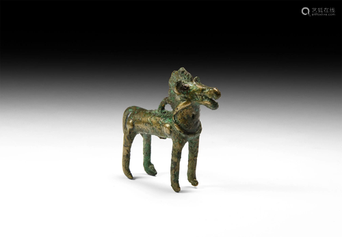 Amlash Standing Horse Figure