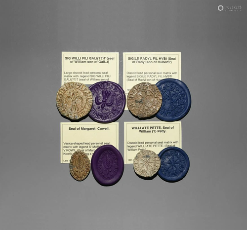 Medieval British Lead Seal Collection