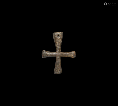 Medieval Lead Cross Pendant