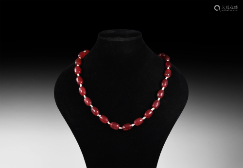 Indian Facetted Bead Necklace
