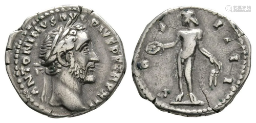 Antoninus Pius - Genius Denarius