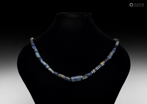 Lapis Lazuli and Sodalite Bead String