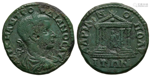 Gordian III - Hadrianopolis - Temple Bronze