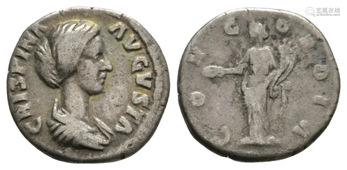 Crispina - Concordia Denarius