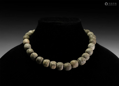 Mammoth Bone Bead Necklace String