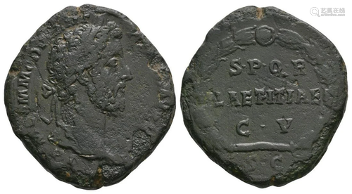 Commodus - Inscription Sestertius