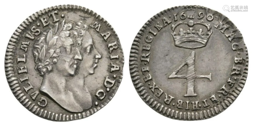 William and Mary - 1690 - Groat