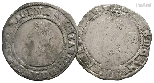 Elizabeth I - 1567 & 1591 - Sixpences [2]