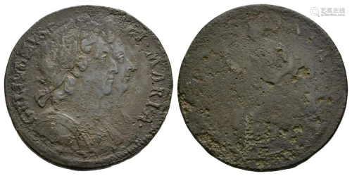 William and Mary - Halfpenny
