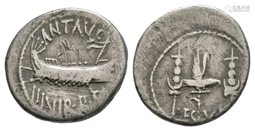 Marc Antony - Legion V[I]? Denarius