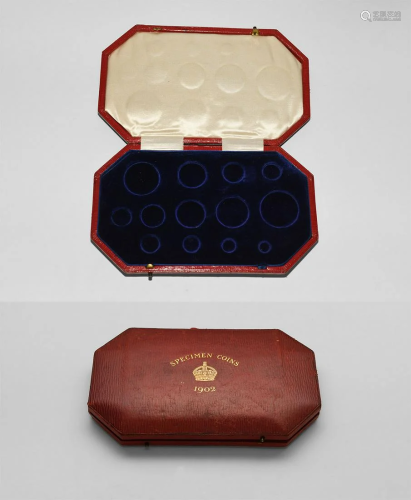 Edward VII - 1902 - Royal Mint Proof Set Case
