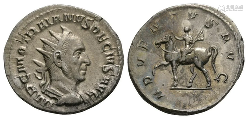 Trajan Decius - Emperor Riding Antoninianus