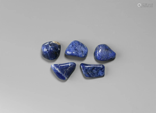 Polished Blue Sodalite Specimen Group