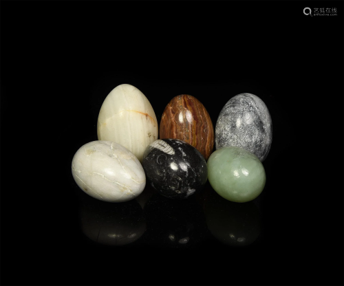 Polished Mineral Egg Group