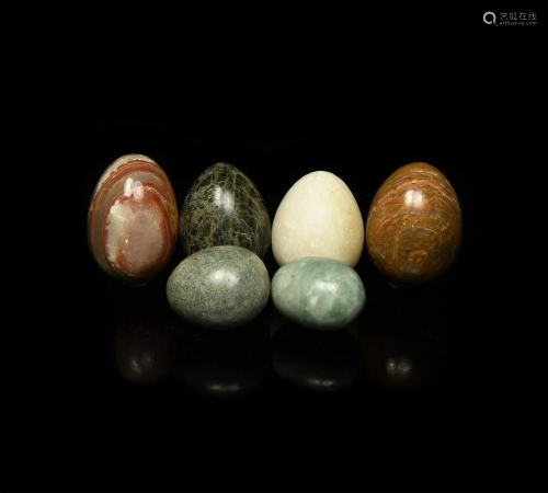 Polished Mineral Egg Group