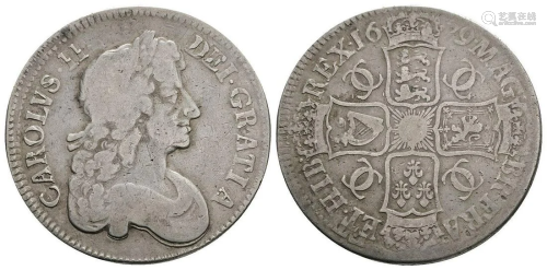 Charles II - 1679 - Double-Struck Crown