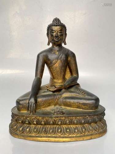 RARE ET IMPORTANTE STATUE DE BOUDDHA Shakyamuni Ma…