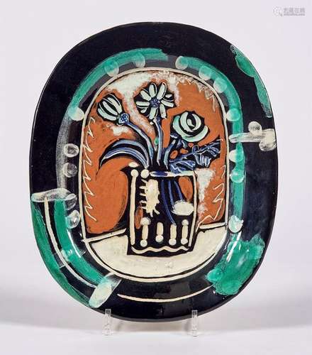 Pablo PICASSO (1881 1973) and MADOURA: LARGE oval …