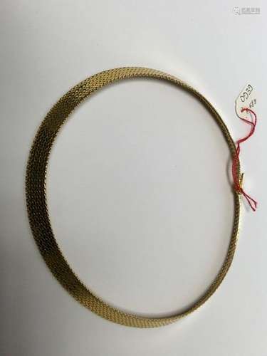 NECKLACE NECKLACE ribbon in 18K (750 thousandths) …