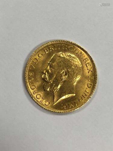 1925 Georges V British Gold Souverain (very nice c…