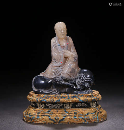 CHINESE SOAPSTONE BUDDHA ORNAMENT