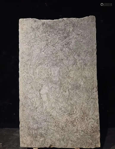 CHINESE STONE PLAQUE