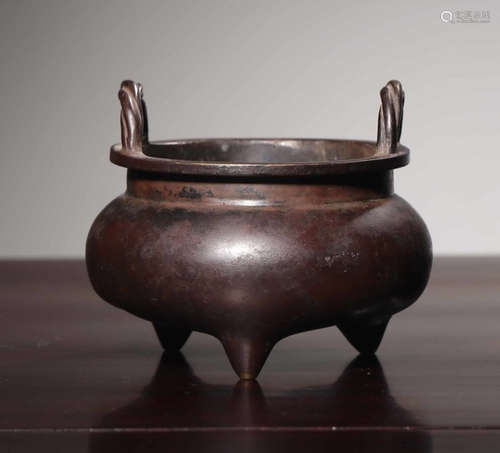 XUANDE MARK, CHINESE TRIPOD CENSER