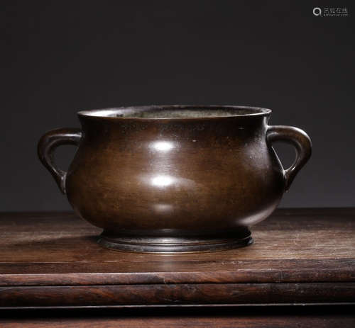 XUANDE MARK, CHINESE BRONZE CENSER