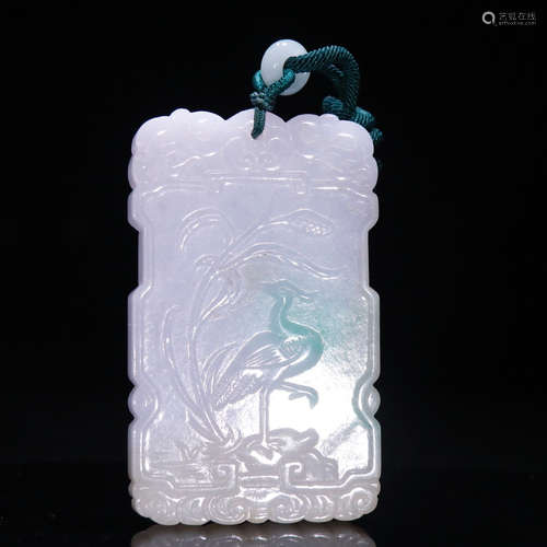 CHINESE CARVED JADE ORNAMENT