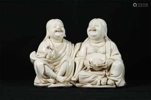 A QING DYNASTY DEHUA KILN AND THE TWO IMMORTALS