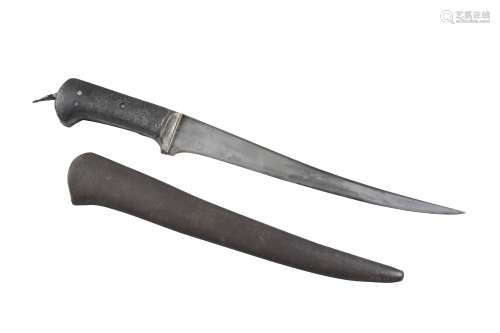 十九世纪样式 角柄比什卡伯兹短刀
