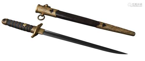 十九世纪样式 日本殖民地官员短剑