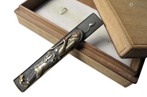十九世纪样式 日本刀装具（小柄 人物）